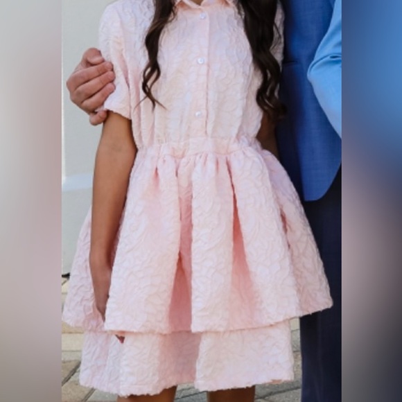 Caroline Bosmans size 12 girls pink dress - Picture 6 of 6